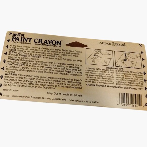 Artist Paint Crayon Truffles Brown Oil Base Artists Stenciler 26538 - Picture 6 of 8